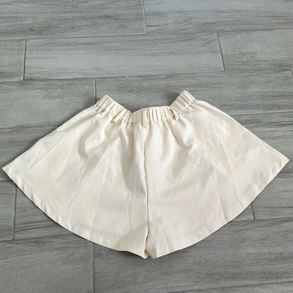 Cream Shorts Bermudas Skorts High Waist / Size S - Picture 11 of 14